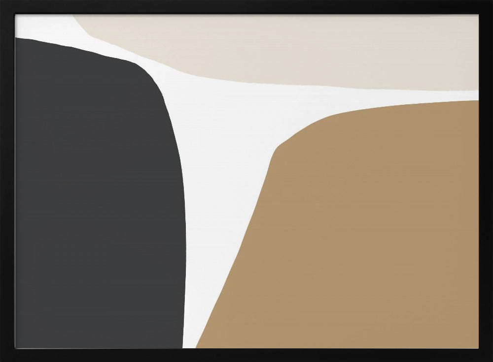 Geometric Shapes in Neutral Tones | Poster
