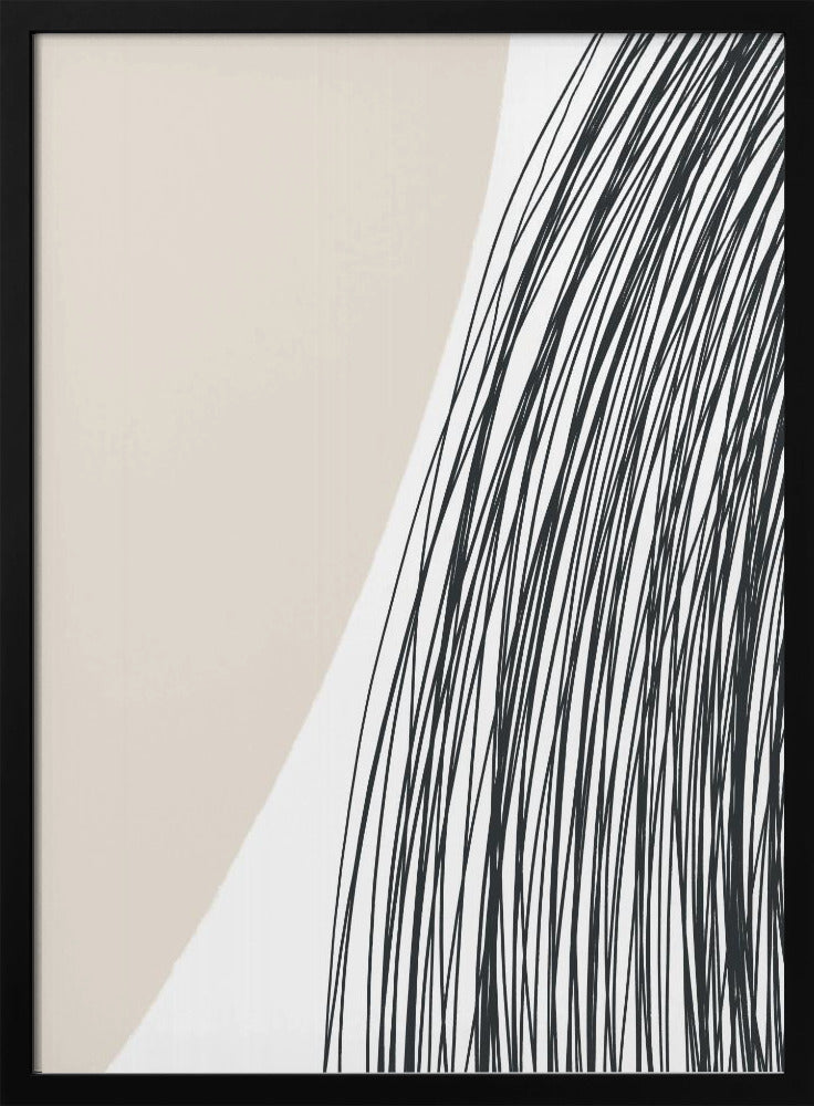 Curved Lines Harmony | Poster