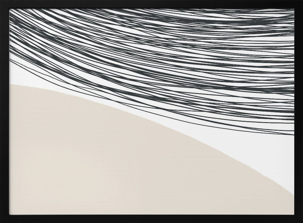 Curved Lines Harmony | Poster