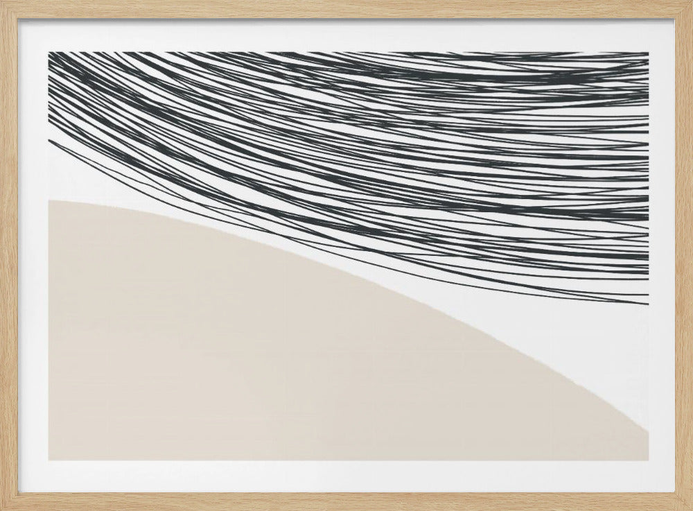 Curved Lines Harmony | Poster