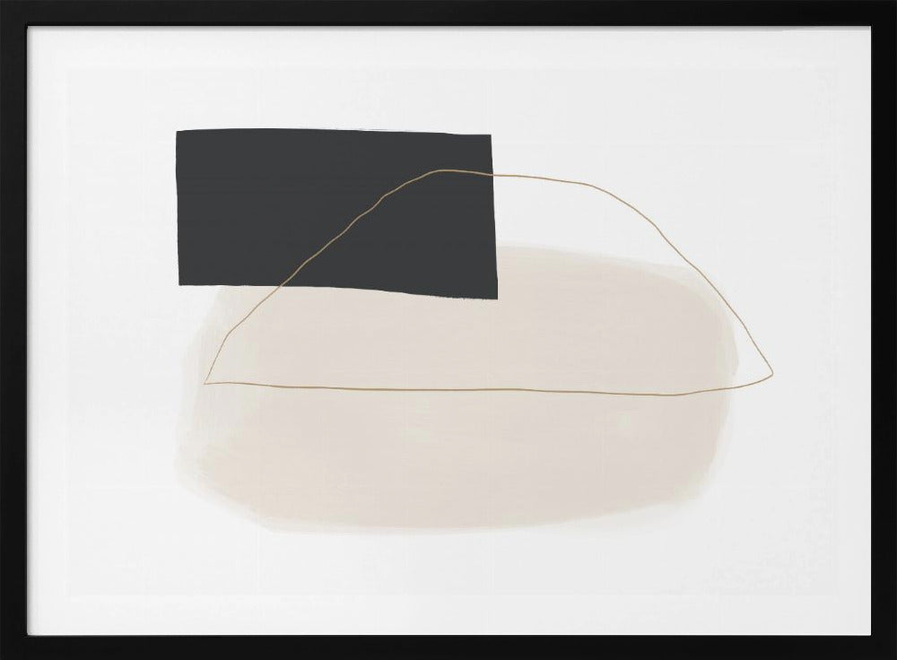 Geometric Shapes and Muted Tones | Poster