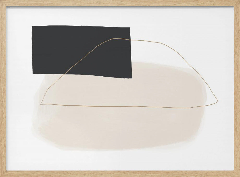 Geometric Shapes and Muted Tones | Poster