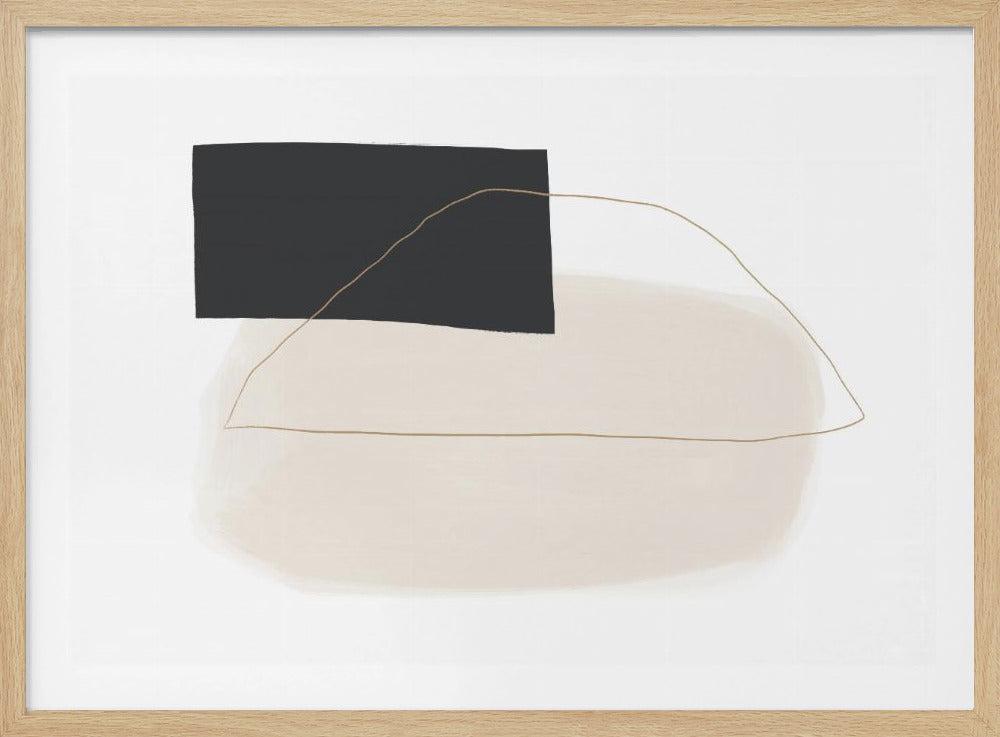 Geometric Shapes and Muted Tones | Poster