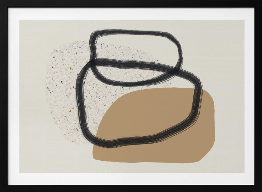 Organic Shapes And Earthy Tones | Poster