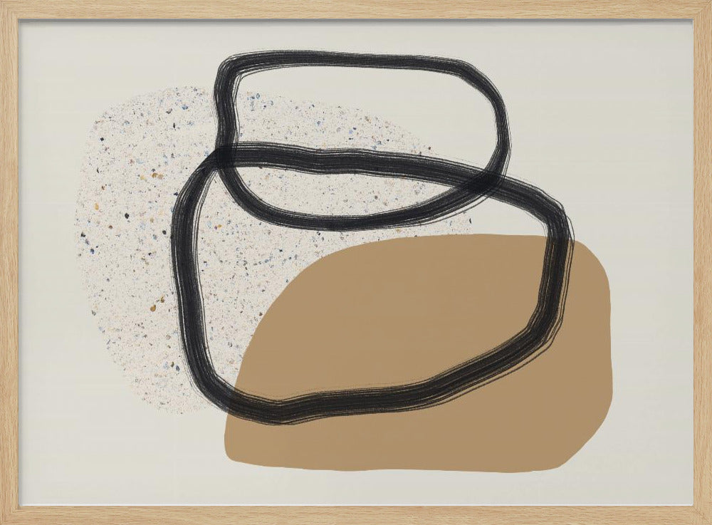 Organic Shapes And Earthy Tones | Poster
