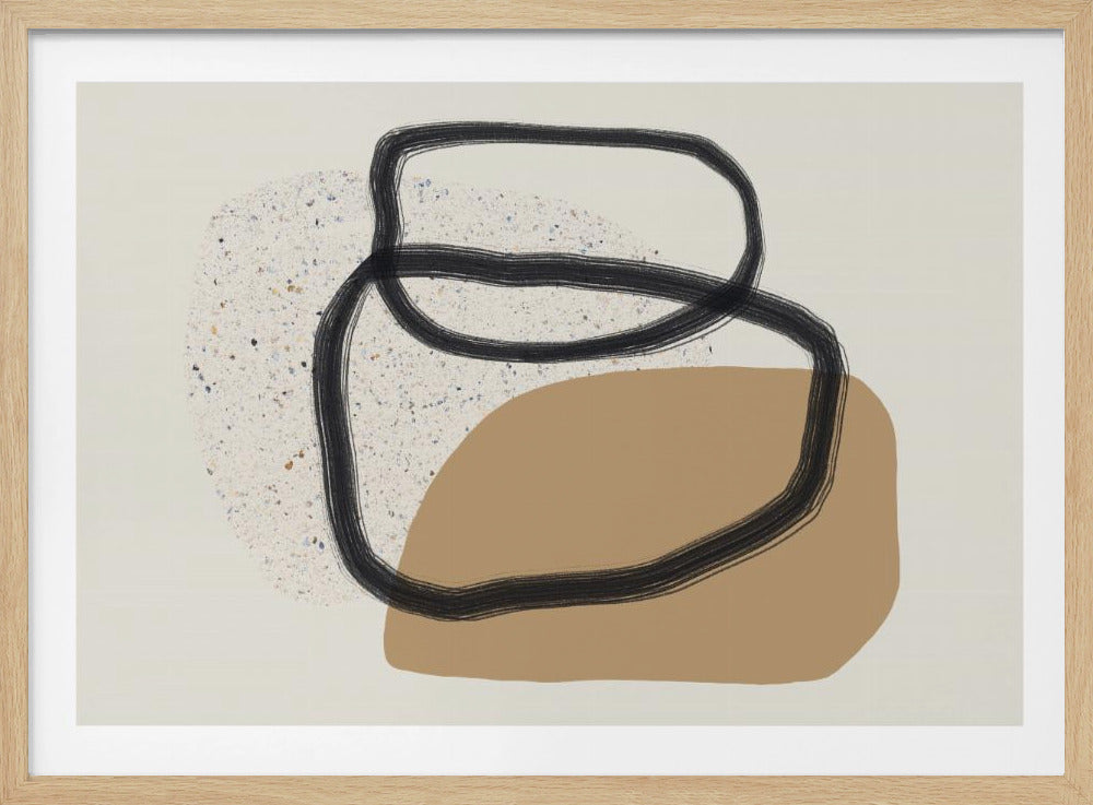 Organic Shapes And Earthy Tones | Poster