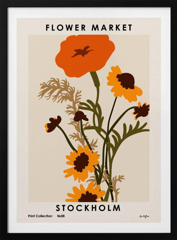 Flower Market. Stockholm | Poster