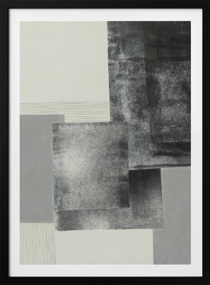 Monochrome blocks #1 | Poster