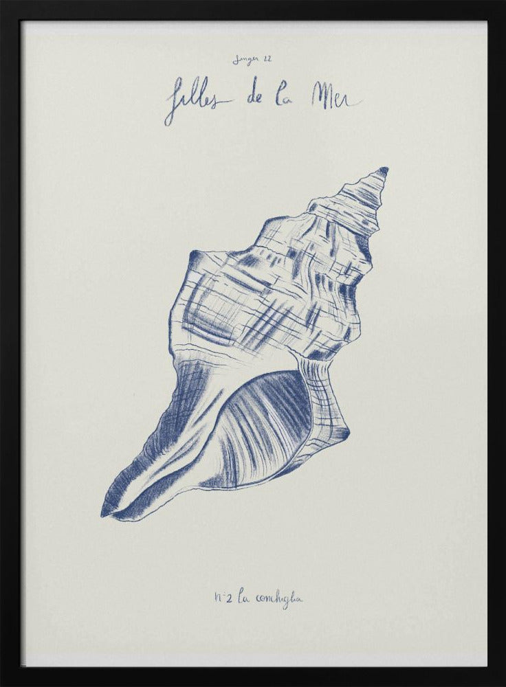 Filles de la mer n.2 - La conchiglia | Poster
