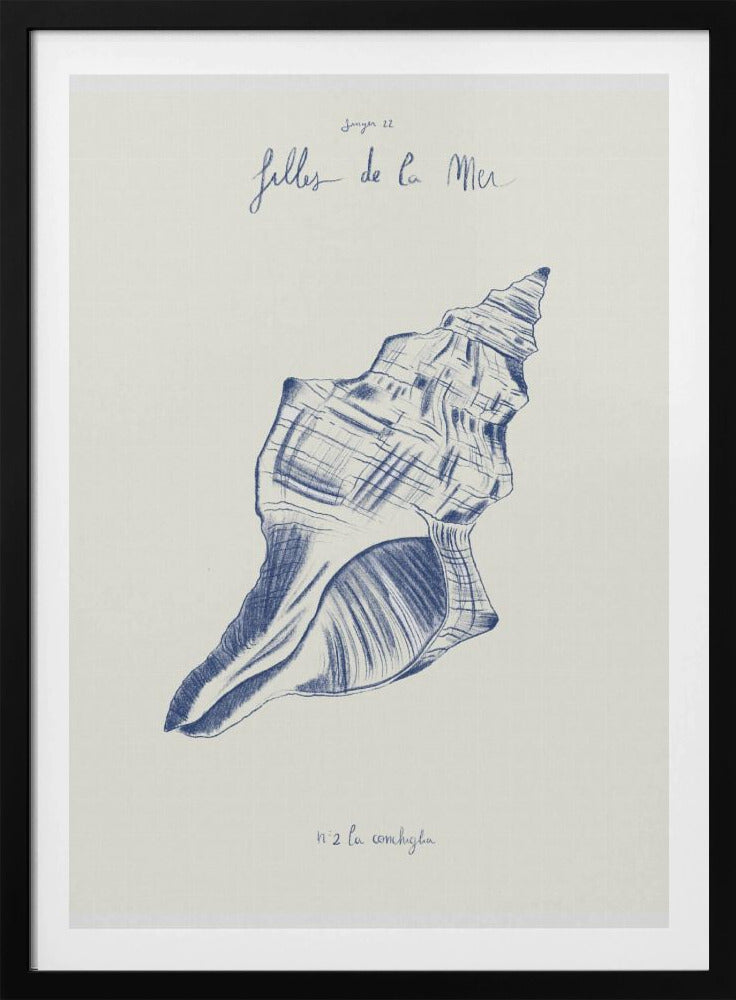 Filles de la mer n.2 - La conchiglia | Poster