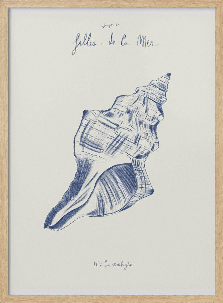 Filles de la mer n.2 - La conchiglia | Poster