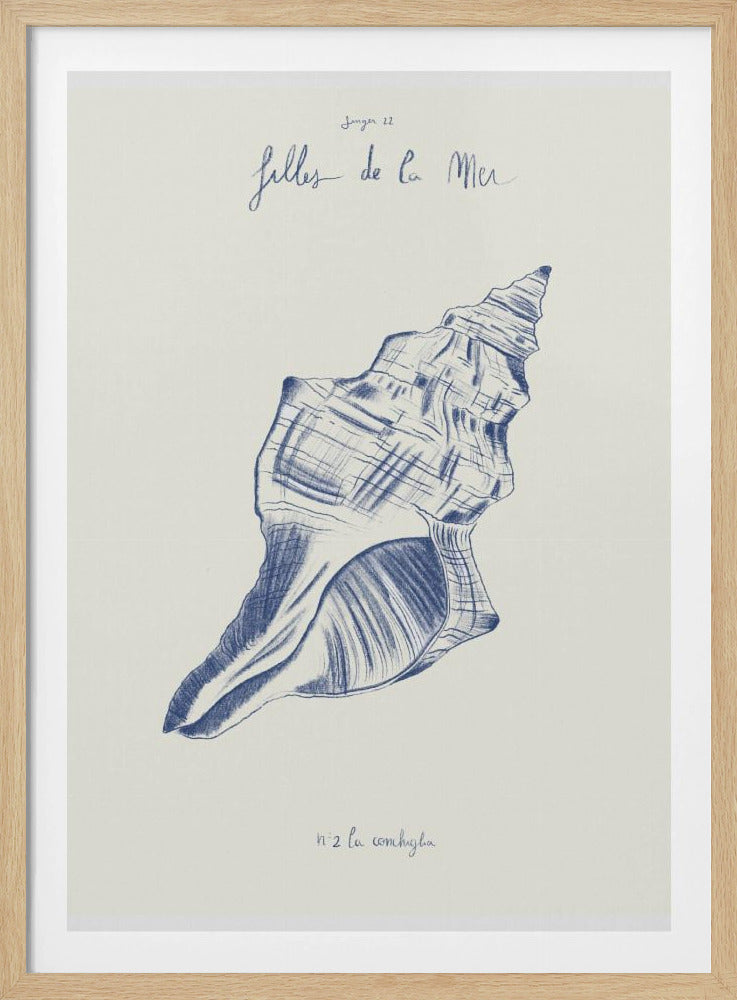Filles de la mer n.2 - La conchiglia | Poster