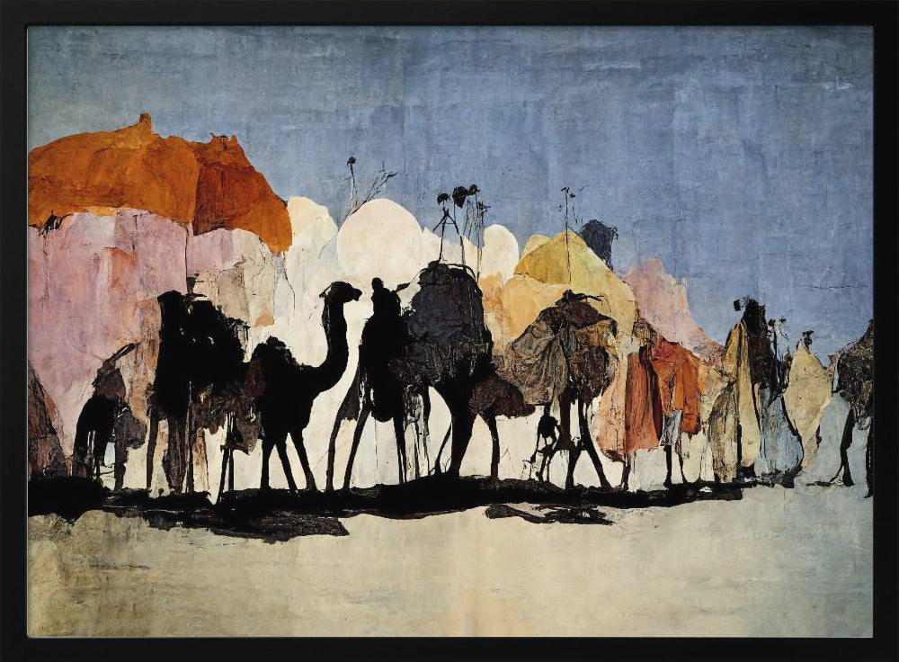 Desert Caravan Journey | Poster