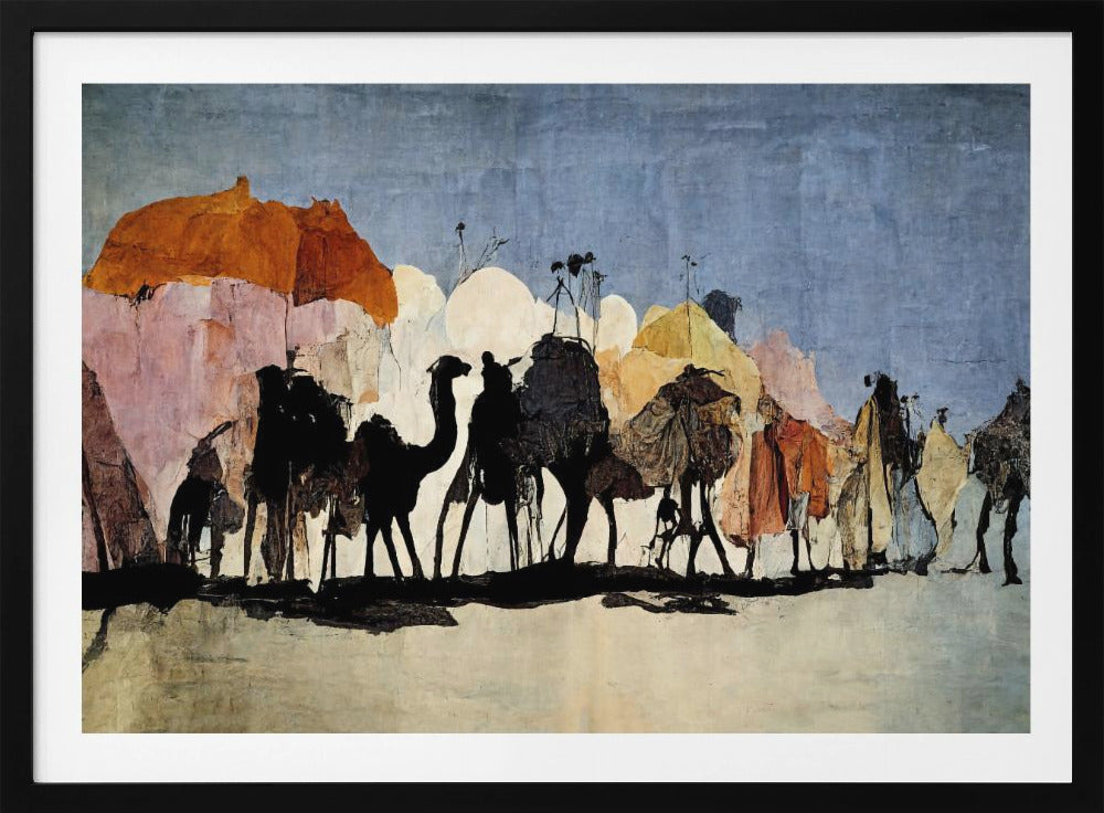 Desert Caravan Journey | Poster