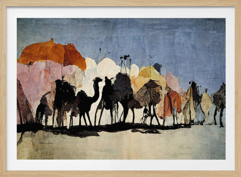 Desert Caravan Journey | Poster