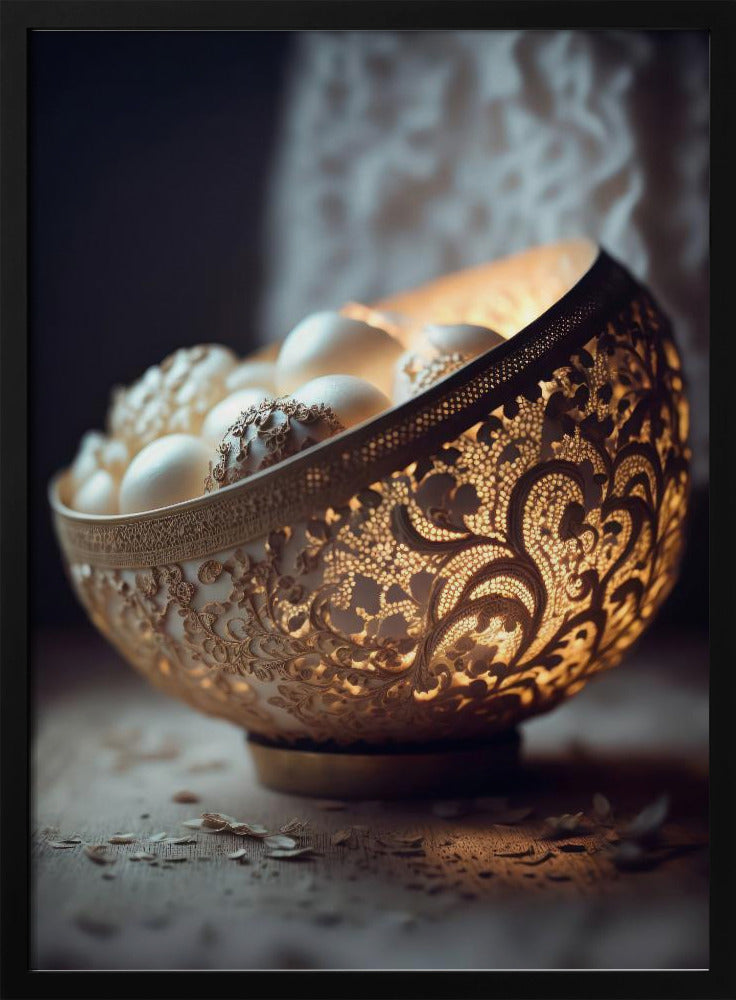 Luminous Lace Bowl | Poster