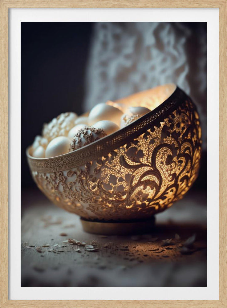 Luminous Lace Bowl | Poster