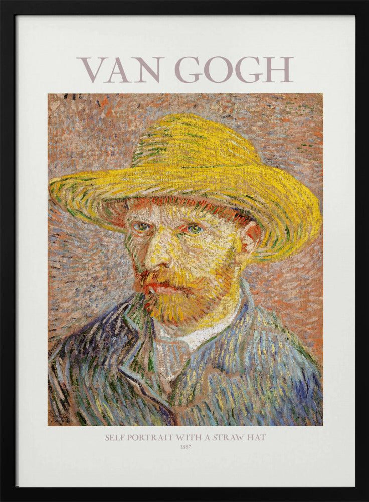 Self Portrait With Straw Hat | Poster