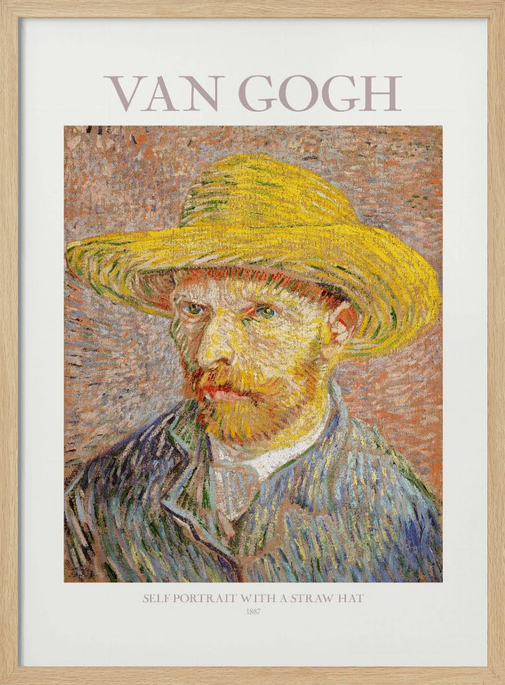 Self Portrait With Straw Hat | Poster