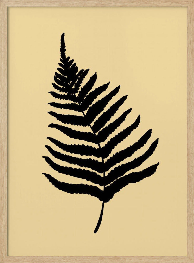 Fern 02 Yellow | Poster