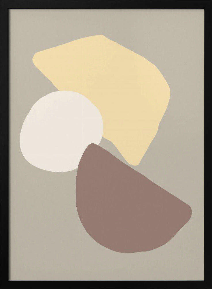 Geometrical Fields Yellow | Poster