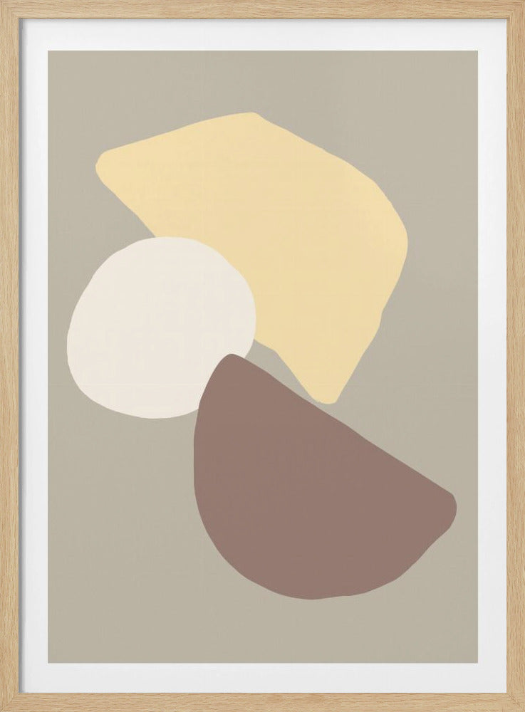 Geometrical Fields Yellow | Poster