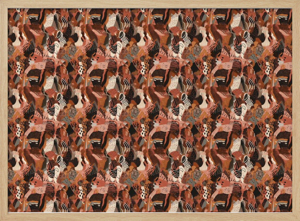 Crimson Mosaic | Poster