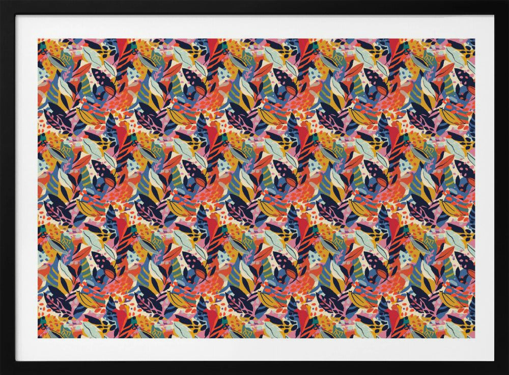 Vivid Jungle Tapestry | Poster