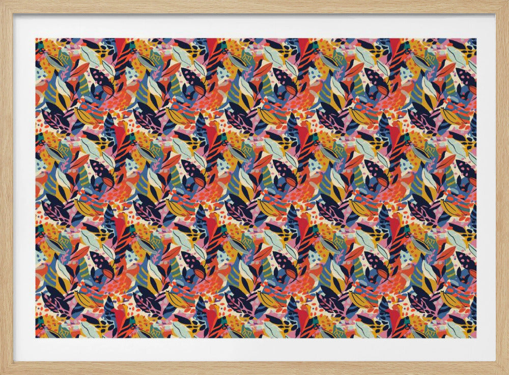 Vivid Jungle Tapestry | Poster