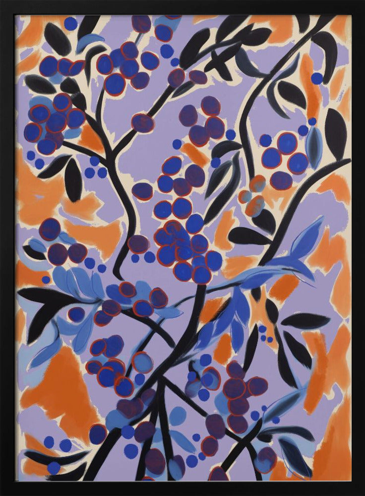 Vibrant Berry Dance | Poster