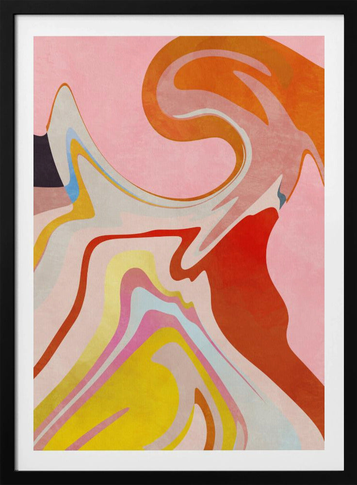 Organic Bauhaus Waved2 | Poster