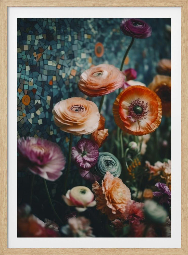 Mosaic Blooming | Poster