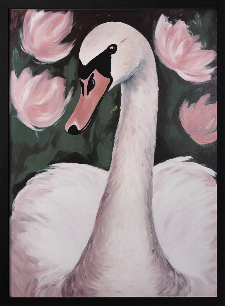 Swan In The Pond | Poster