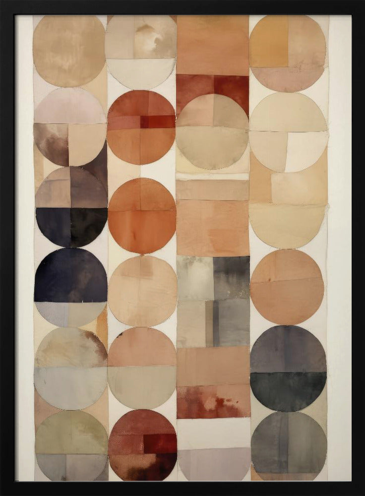 Earthy Geometric Flow | Poster