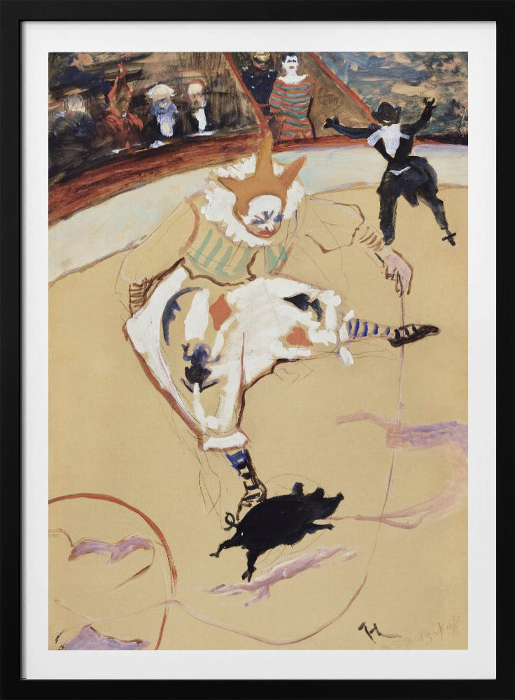 At the Circus Fernando Medrano With a Piglet (ca. 1889) | Poster