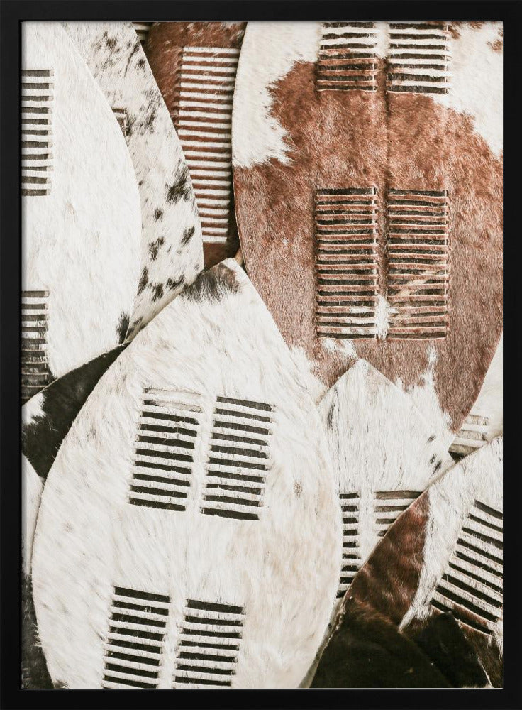 Tribal Hide Shields | Poster