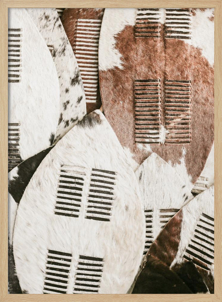 Tribal Hide Shields | Poster