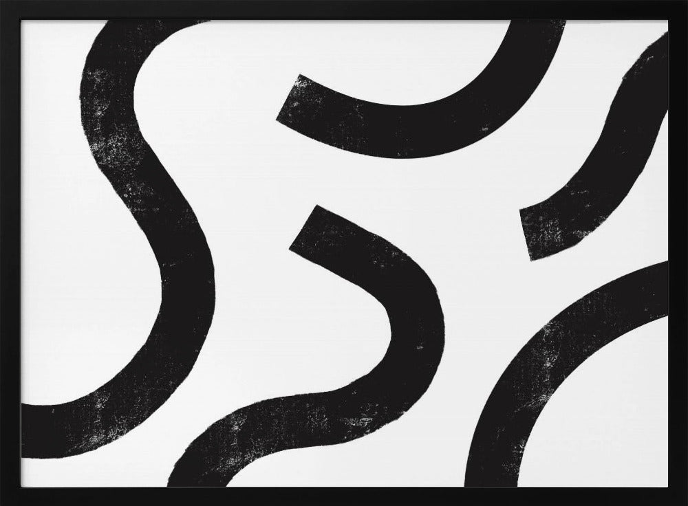 Monochrome Curves | Poster