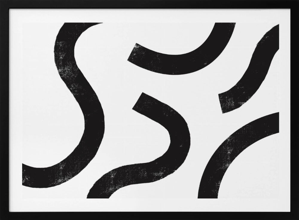 Monochrome Curves | Poster