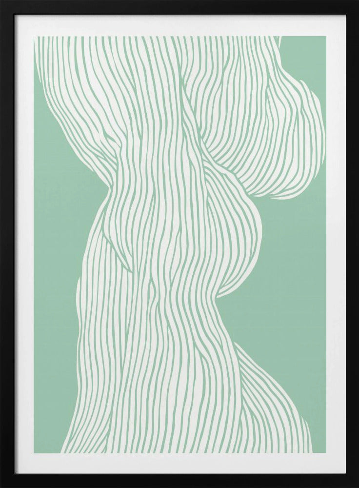 Flowing Line Elegance | Poster