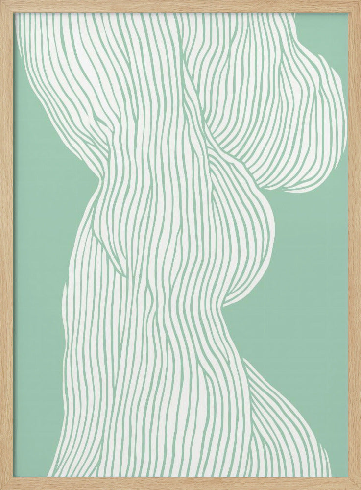 Flowing Line Elegance | Poster