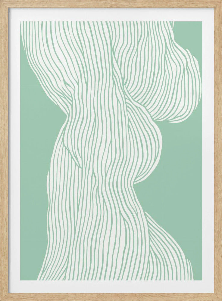 Flowing Line Elegance | Poster