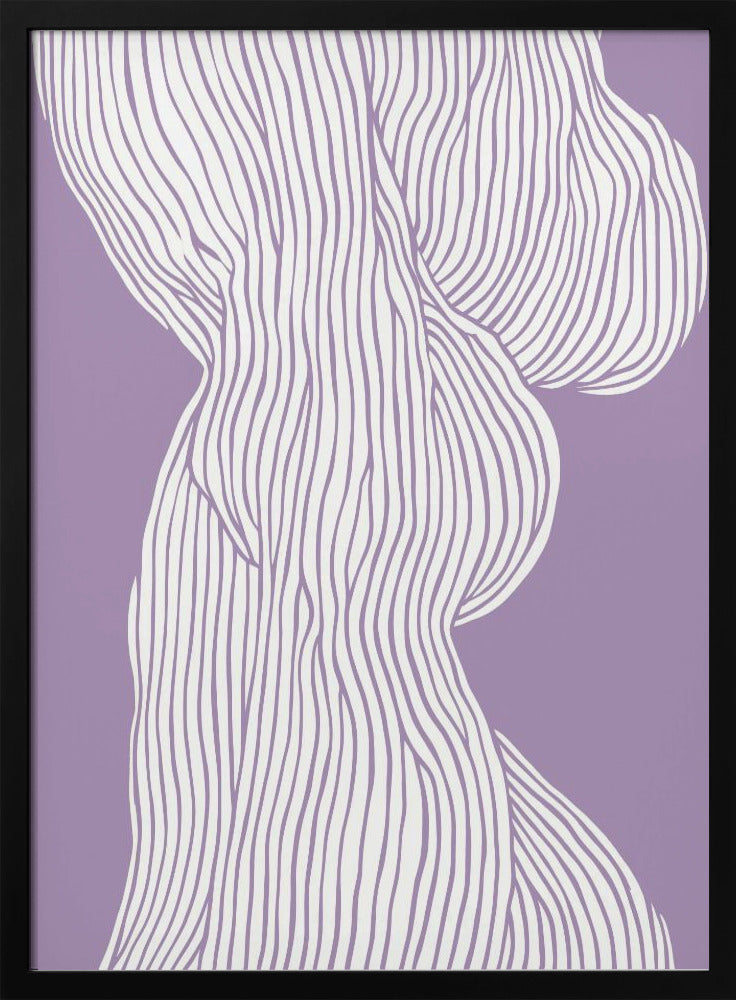Curved Lines Flow | Poster