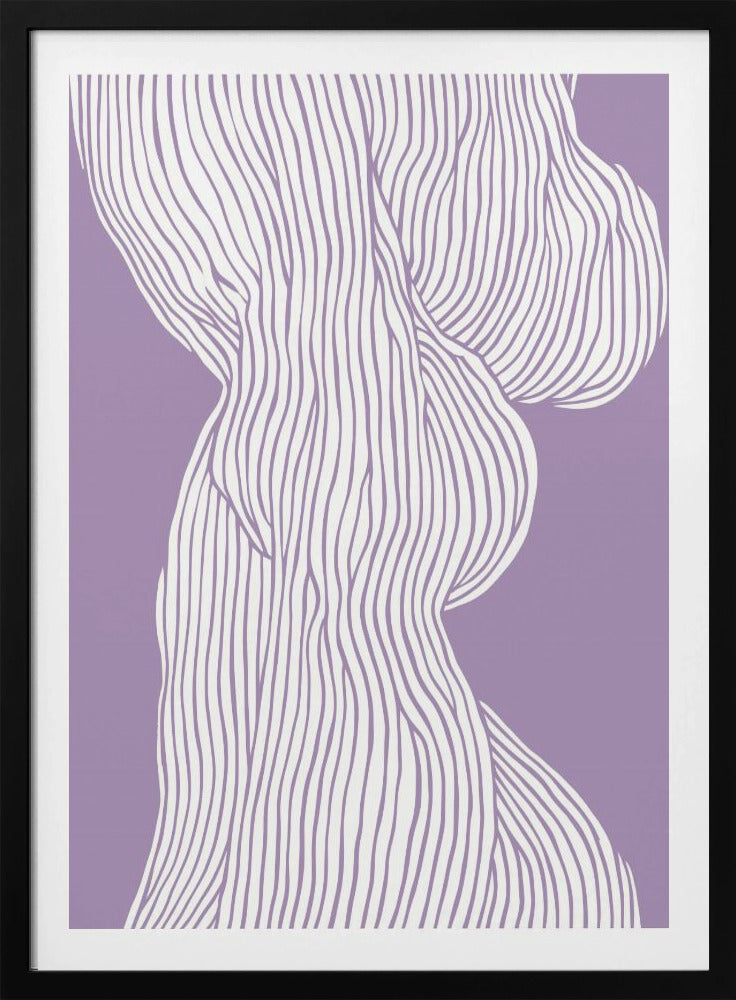 Curved Lines Flow | Poster