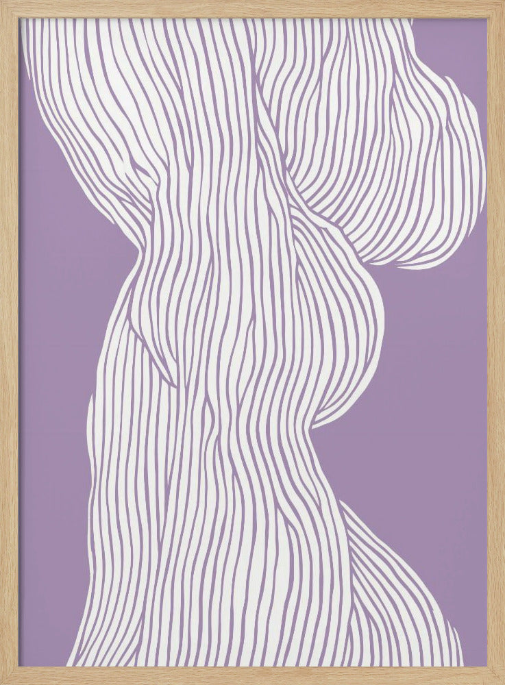 Curved Lines Flow | Poster