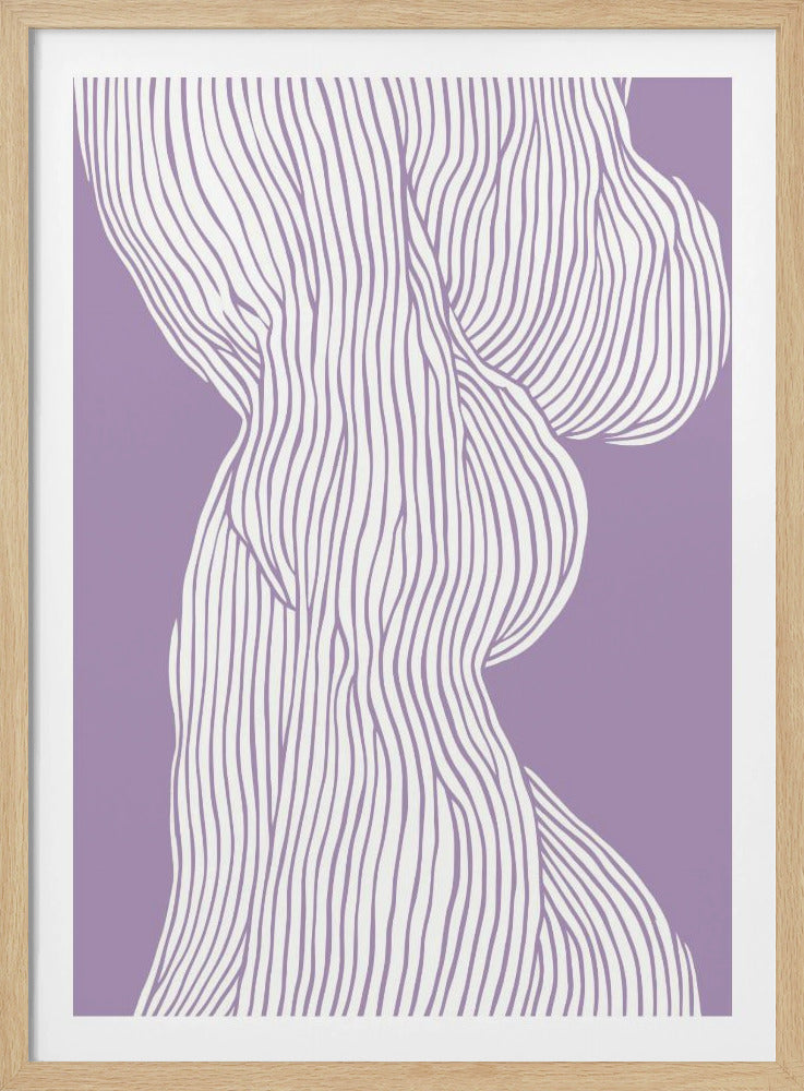 Curved Lines Flow | Poster