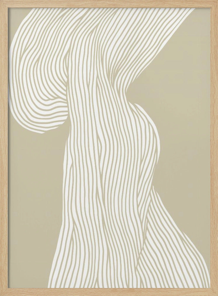 Flowing Lines Canvas | Poster