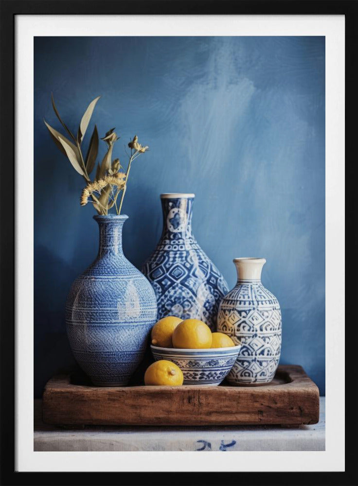 Blue Harmony Still Life | Poster