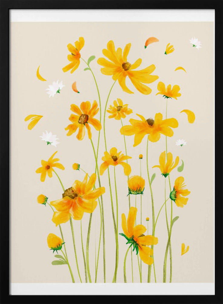 Golden Blossoms | Poster