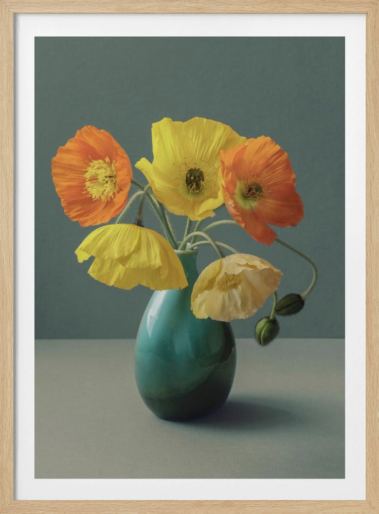 Icelandic Poppy Still Life | Poster